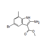 Methyl 2-Amino-5-bromo-7-methyl-1H-indole-3-carboxylate