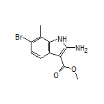 Methyl 2-Amino-6-bromo-7-methyl-1H-indole-3-carboxylate