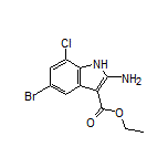 Ethyl 2-Amino-5-bromo-7-chloro-1H-indole-3-carboxylate