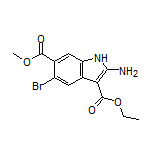 3-Ethyl 6-Methyl 2-Amino-5-bromo-1H-indole-3,6-dicarboxylate