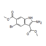 Dimethyl 2-Amino-5-bromo-1H-indole-3,6-dicarboxylate