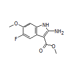 Methyl 2-Amino-5-fluoro-6-methoxy-1H-indole-3-carboxylate
