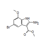 Methyl 2-Amino-5-bromo-7-methoxy-1H-indole-3-carboxylate