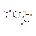 Ethyl 2-Amino-6-(difluoromethoxy)-1H-indole-3-carboxylate