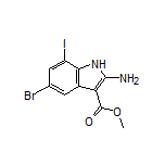 Methyl 2-Amino-5-bromo-7-iodo-1H-indole-3-carboxylate
