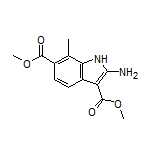 Dimethyl 2-Amino-7-methyl-1H-indole-3,6-dicarboxylate
