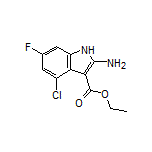 Ethyl 2-Amino-4-chloro-6-fluoro-1H-indole-3-carboxylate