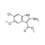 Methyl 2-Amino-6-chloro-5-methoxy-1H-indole-3-carboxylate