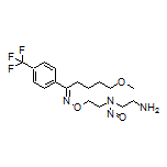 (E)-N-(2-Aminoethyl)-N-[2-[[[5-methoxy-1-[4-(trifluoromethyl)phenyl]pentylidene]amino]oxy]ethyl]nitrous Amide