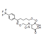 (E)-2-[[2-[[[5-Methoxy-1-[4-(trifluoromethyl)phenyl]pentylidene]amino]oxy]ethyl](nitroso)amino]succinic Acid