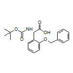 (S)-2-[2-(Benzyloxy)phenyl]-2-(Boc-amino)acetic Acid