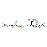 (S)-2-(Boc-amino)-6-[[[2-(trimethylsilyl)ethoxy]carbonyl]amino]hexanoic Acid