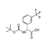 (R)-2-(Boc-amino)-2-[3-(trifluoromethyl)phenyl]acetic Acid