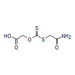 2-[[[(2-Amino-2-oxoethyl)thio]carbonothioyl]oxy]acetic Acid