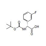 (R)-2-(Boc-amino)-2-(3-fluorophenyl)acetic Acid
