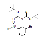 N,N-Di-Boc-2-bromo-4-methyl-6-nitroaniline