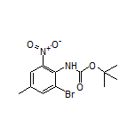 N-Boc-2-bromo-4-methyl-6-nitroaniline