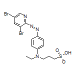 3-[[4-[(3,5-Dibromopyridin-2-yl)diazenyl]phenyl](ethyl)amino]propane-1-sulfonic Acid