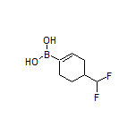 4-(Difluoromethyl)cyclohexene-1-boronic Acid