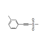 1-Methyl-3-[(methylsulfonyl)ethynyl]benzene