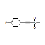 1-Fluoro-4-[(methylsulfonyl)ethynyl]benzene