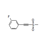 1-Fluoro-3-[(methylsulfonyl)ethynyl]benzene