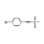 1-Bromo-4-[(methylsulfonyl)ethynyl]benzene