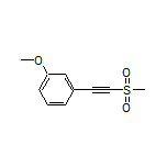 1-Methoxy-3-[(methylsulfonyl)ethynyl]benzene