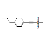1-[(Methylsulfonyl)ethynyl]-4-propylbenzene