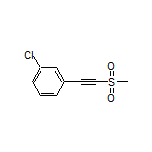 1-Chloro-3-[(methylsulfonyl)ethynyl]benzene