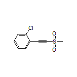 1-Chloro-2-[(methylsulfonyl)ethynyl]benzene