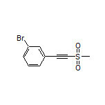 1-Bromo-3-[(methylsulfonyl)ethynyl]benzene