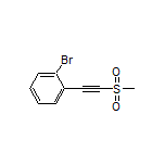 1-Bromo-2-[(methylsulfonyl)ethynyl]benzene