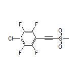 1-Chloro-2,3,5,6-tetrafluoro-4-[(methylsulfonyl)ethynyl]benzene
