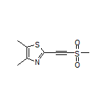4,5-Dimethyl-2-[(methylsulfonyl)ethynyl]thiazole