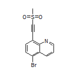 5-Bromo-8-[(methylsulfonyl)ethynyl]quinoline