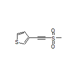 3-[(Methylsulfonyl)ethynyl]thiophene