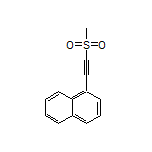 1-[(Methylsulfonyl)ethynyl]naphthalene
