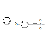 1-(Benzyloxy)-4-[(methylsulfonyl)ethynyl]benzene
