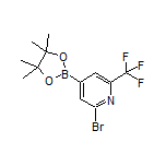 2-Bromo-6-(trifluoromethyl)pyridine-4-boronic Acid Pinacol Ester