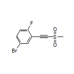4-Bromo-1-fluoro-2-[(methylsulfonyl)ethynyl]benzene