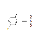 4-Fluoro-1-methyl-2-[(methylsulfonyl)ethynyl]benzene