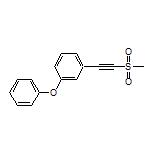 1-[(Methylsulfonyl)ethynyl]-3-phenoxybenzene
