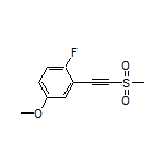 1-Fluoro-4-methoxy-2-[(methylsulfonyl)ethynyl]benzene