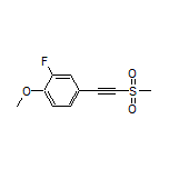 2-Fluoro-1-methoxy-4-[(methylsulfonyl)ethynyl]benzene