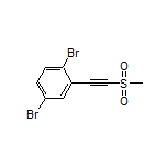 1,4-Dibromo-2-[(methylsulfonyl)ethynyl]benzene