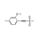 2-Methoxy-4-methyl-1-[(methylsulfonyl)ethynyl]benzene