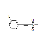1-Iodo-3-[(methylsulfonyl)ethynyl]benzene