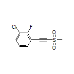 1-Chloro-2-fluoro-3-[(methylsulfonyl)ethynyl]benzene