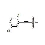 4-Chloro-1-iodo-2-[(methylsulfonyl)ethynyl]benzene